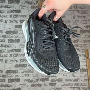 Puma | women black running sneakers puma grip nitro